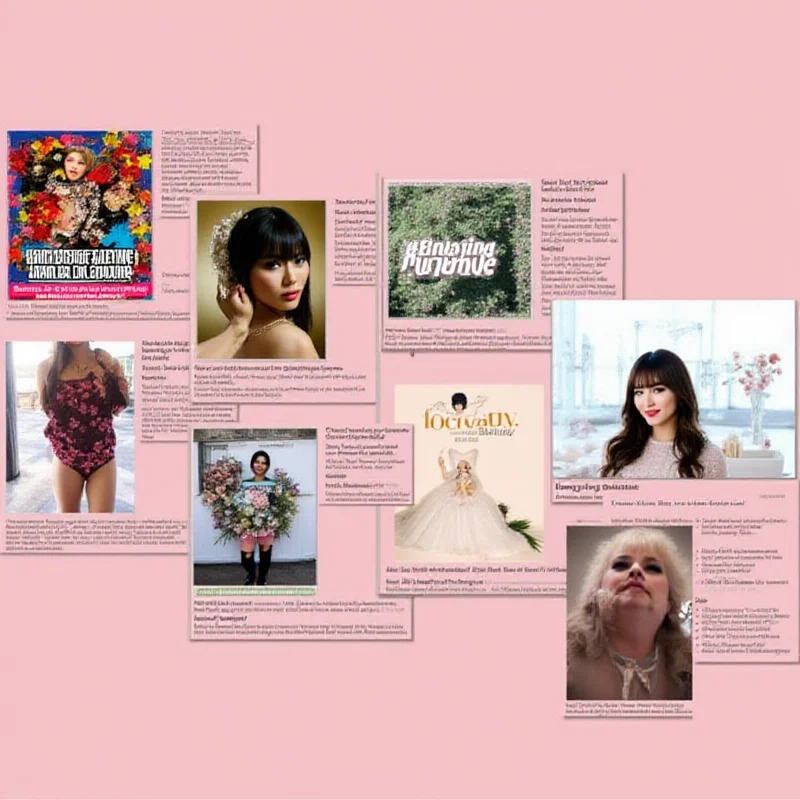 Collage of entertainment headlines