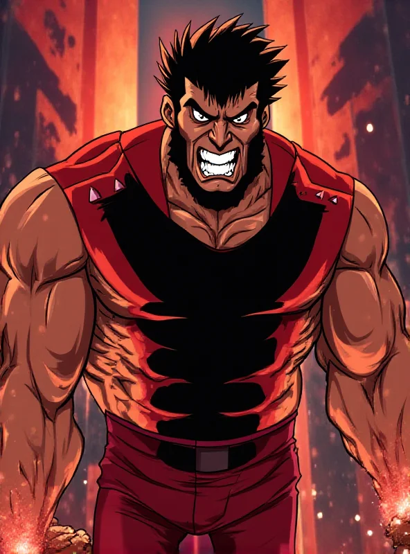A still from the Invincible animated series, showing the character Conquest.