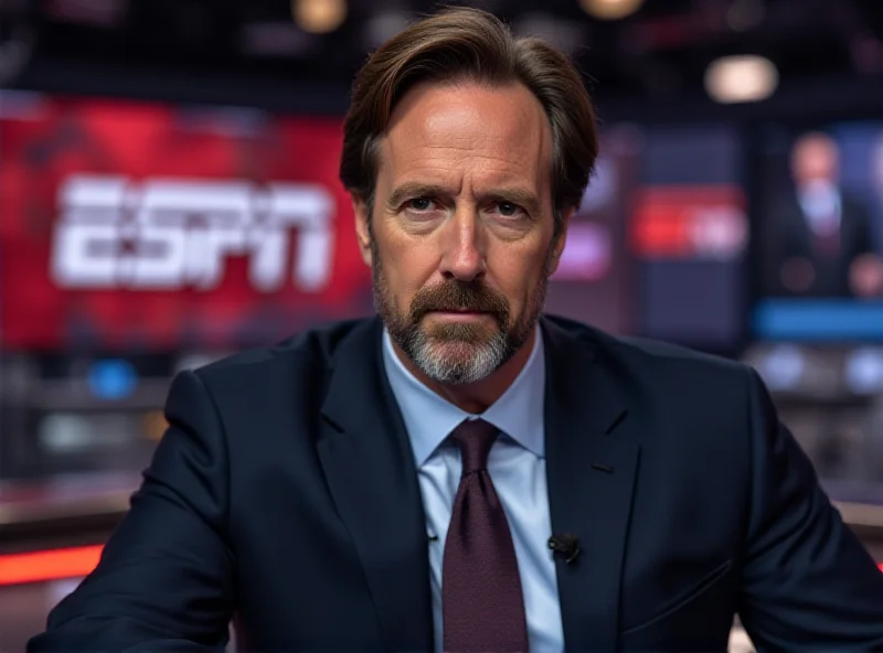 Stephen A. Smith on ESPN set.