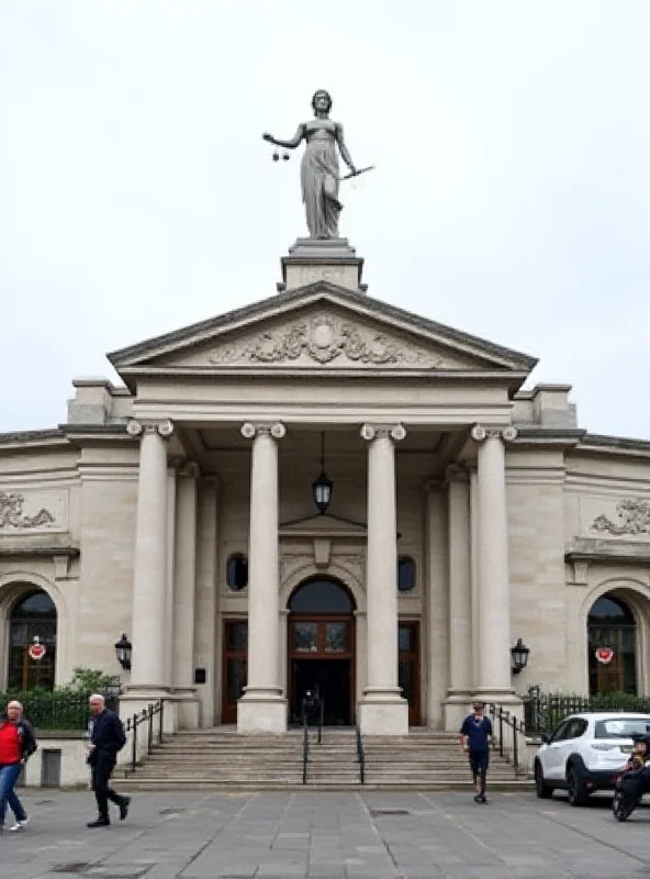 The Old Bailey courthouse in London