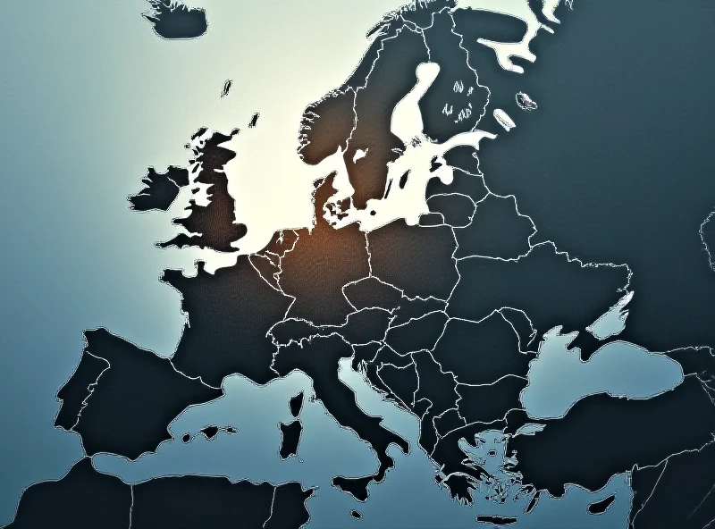 A map of Europe with a focus on Ukraine, indicating areas of conflict and potential support.