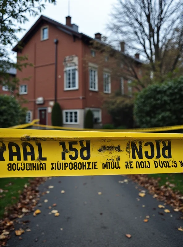 Image of a French municipal building with police tape, symbolizing the attack on the local councillor.