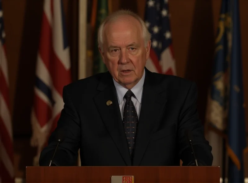 Jean-Louis Debré giving a speech