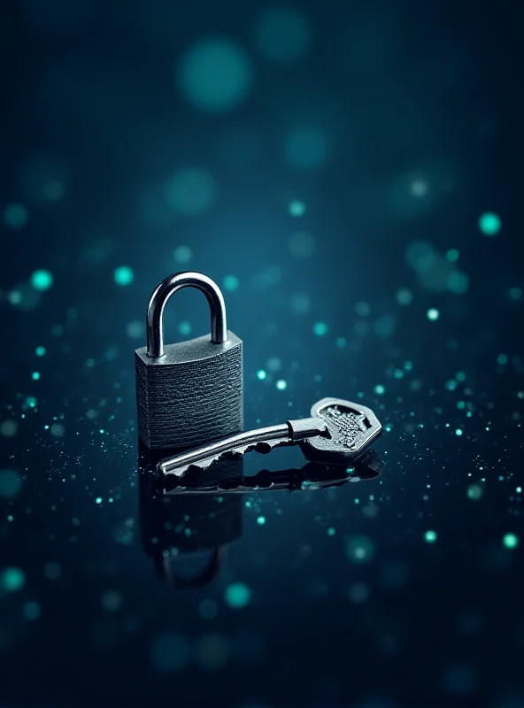 Conceptual image of a digital lock and key, representing the issue of digital ownership rights.