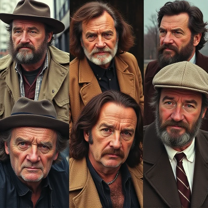 Montage of Gene Hackman movie roles