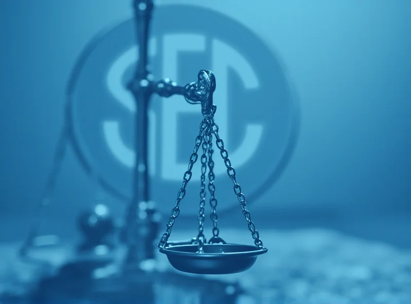 Scales of justice representing SEC regulations