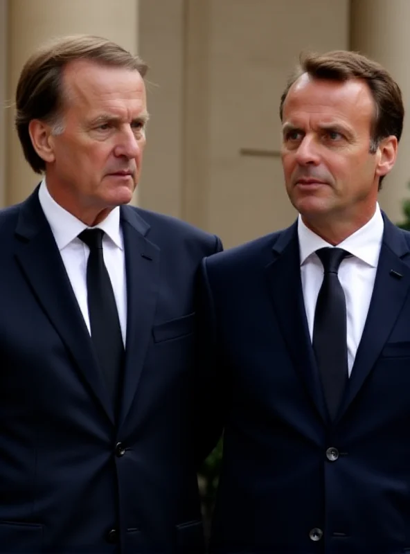 Emmanuel Macron and Olaf Scholz