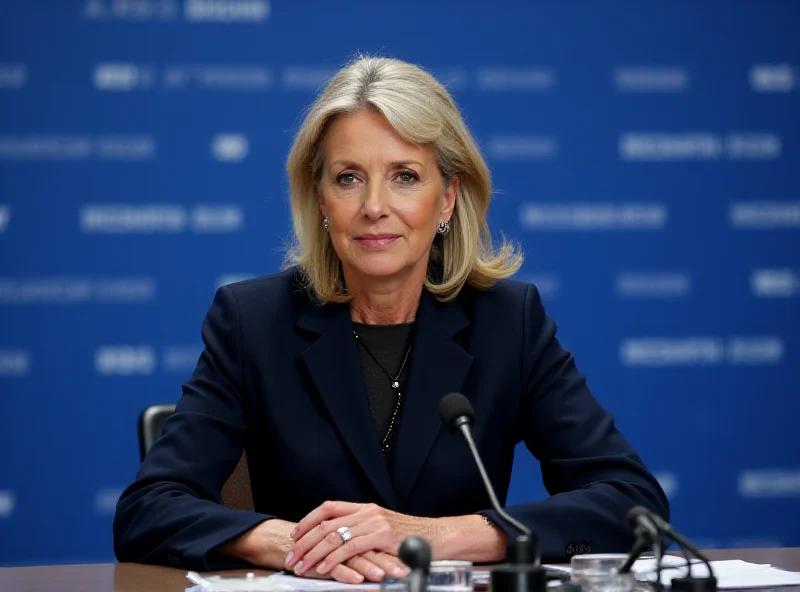 Christine Lagarde at an ECB press conference