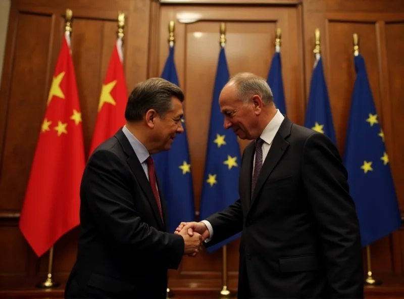 Xi Jinping meeting with EU leaders