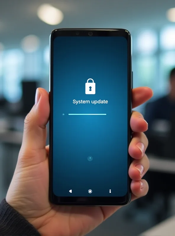 Screenshot of an Android Pixel phone displaying the system update screen.