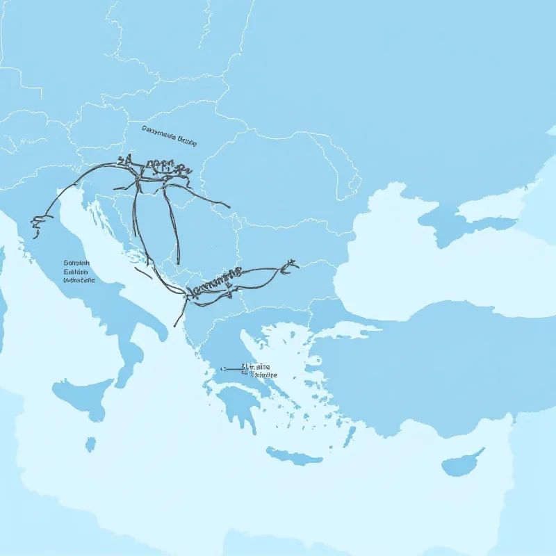 A map highlighting Greece, Ukraine, and the regions of Donetsk and Luhansk, with visual cues indicating the involvement of the OSCE in intelligence sharing.