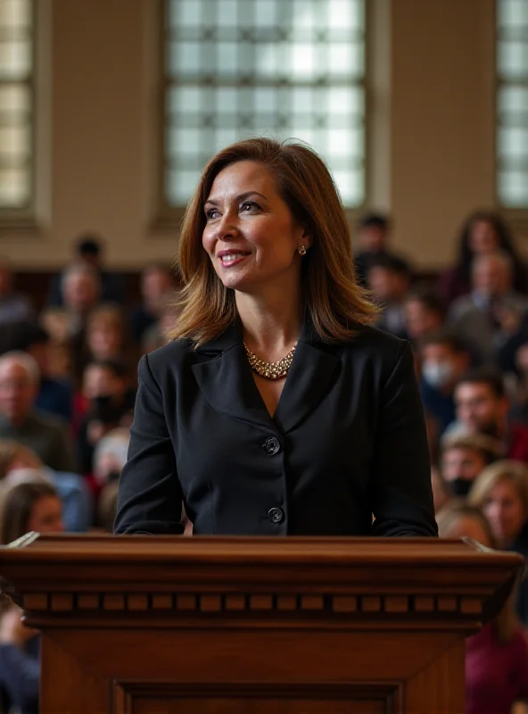 Professor Amy Edmondson giving a lecture at Harvard University