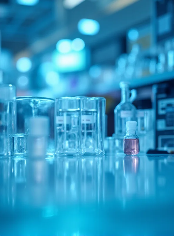 A close-up shot of advanced laboratory equipment, symbolizing technological innovation in healthcare.