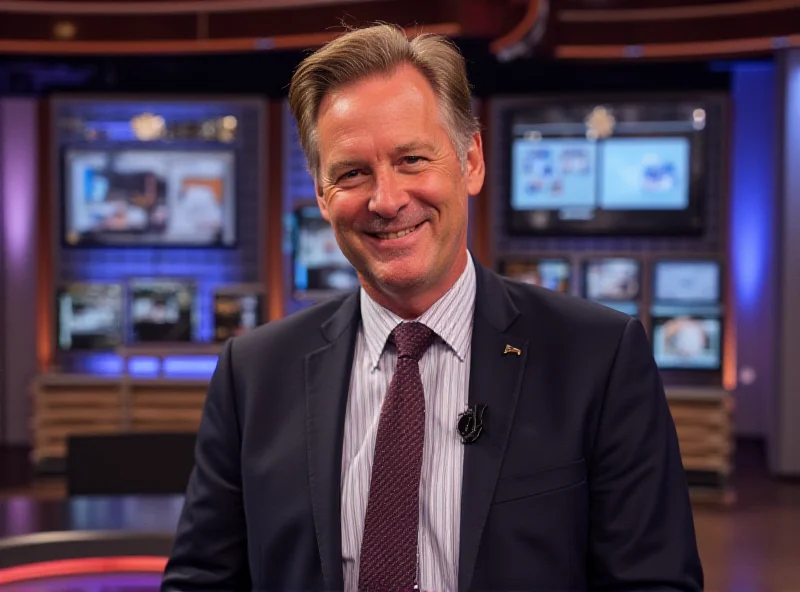 Henry Kelly hosting Going for Gold on television.