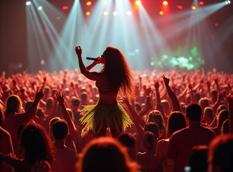 Ivete Sangalo performing at Salvador Carnival.