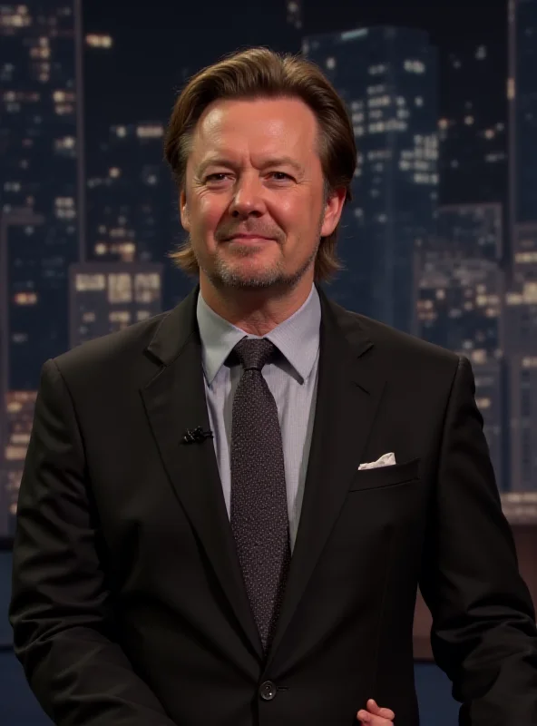 Mike Myers as Elon Musk in a SNL Cold Open, striking a pose with a slightly exaggerated expression.