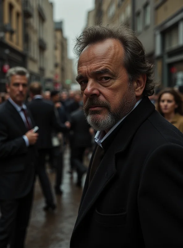 Edward Berger directing a scene on set, focusing intently on the actors.