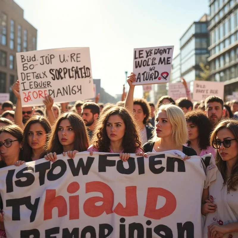 People protesting