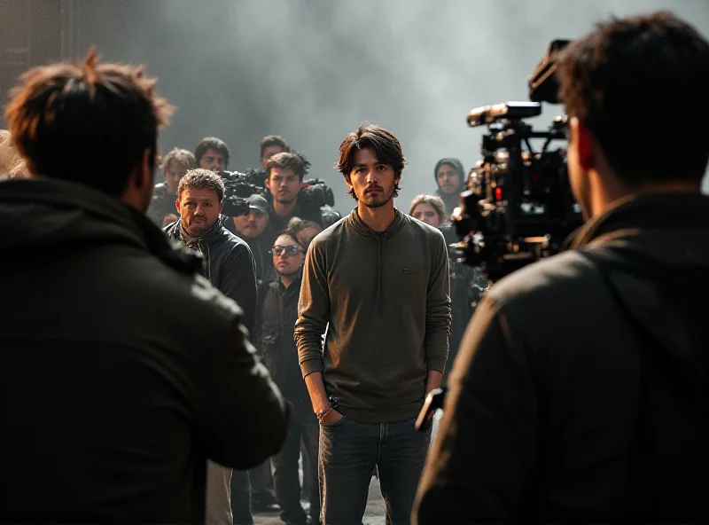 Bong Joon-Ho directing a scene on set.