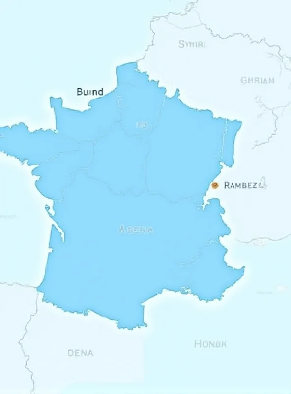 A world map highlighting France, Algeria, and Syria, representing the global context of the political issues.