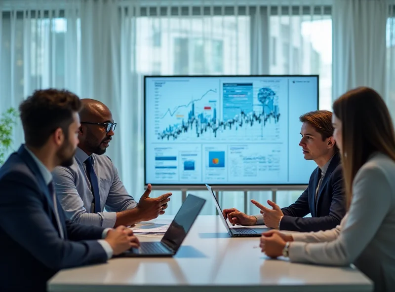A diverse group of people from different countries are discussing investments on a video call, highlighting the international nature of expat investing.