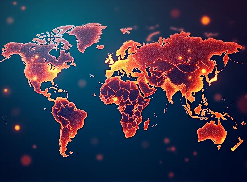 Abstract image of stock market charts and graphs.