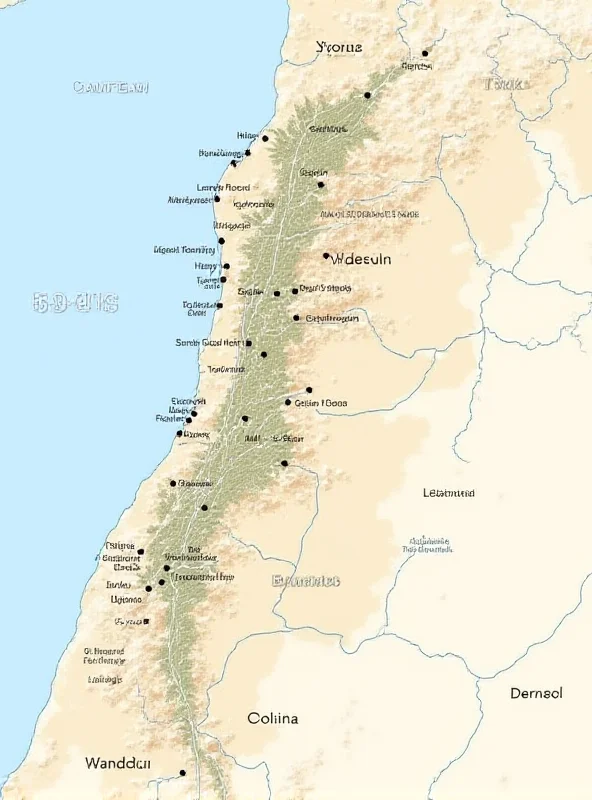 Map of the Golan Heights and surrounding regions, highlighting strategic importance.