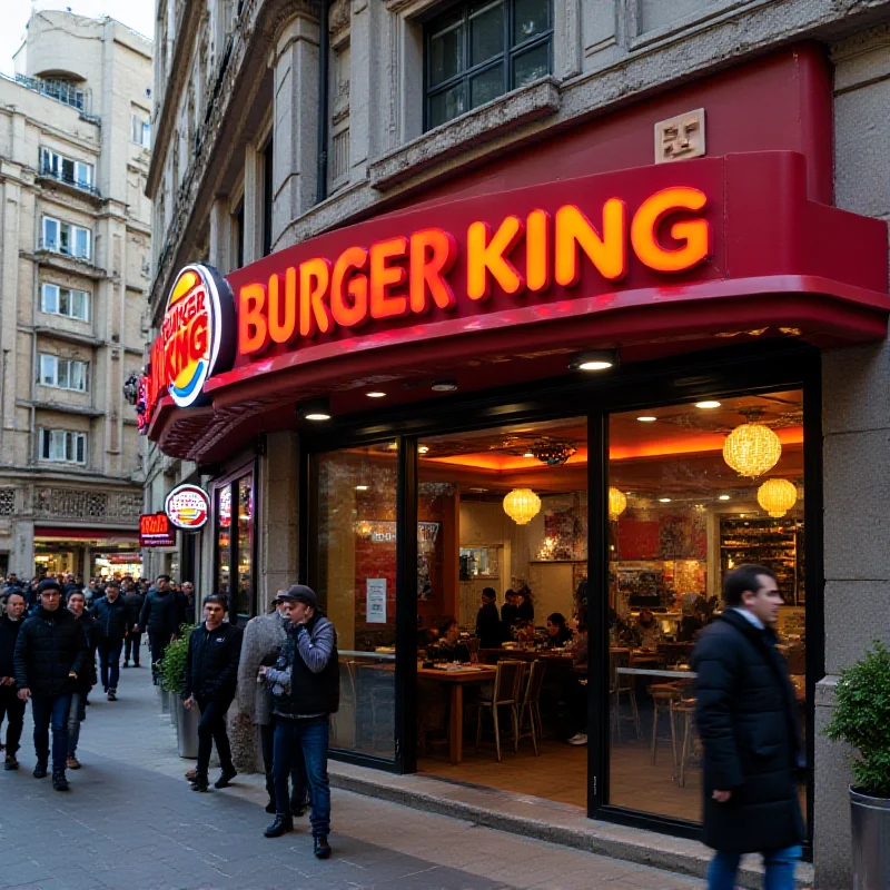 Image of a Burger King restaurant in Israel