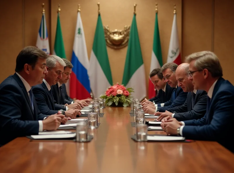 Meeting between Italian and Uzbek officials