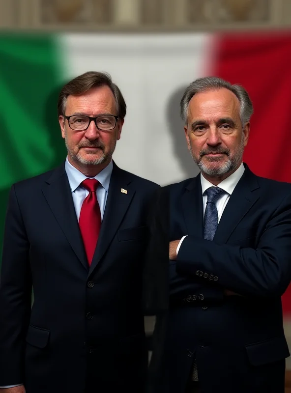Image of two politicians, Boldrin and Forchielli, standing together in a determined pose.