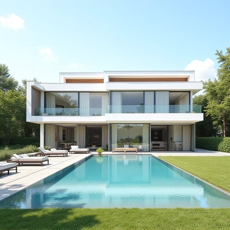 Image of luxury homes in Pozuelo de Alarcon, Spain