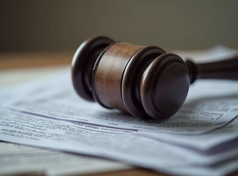 Gavel resting on a stack of legal documents