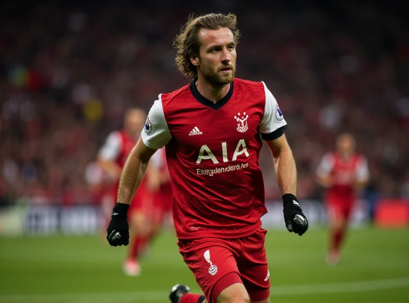 Harry Kane celebrating a goal.