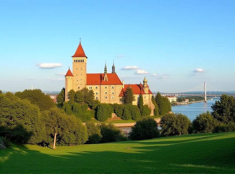 Wawel Castle in Krakow, Poland.