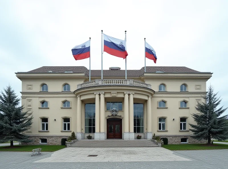 Illustration of Slovakian courthouse in Prešov