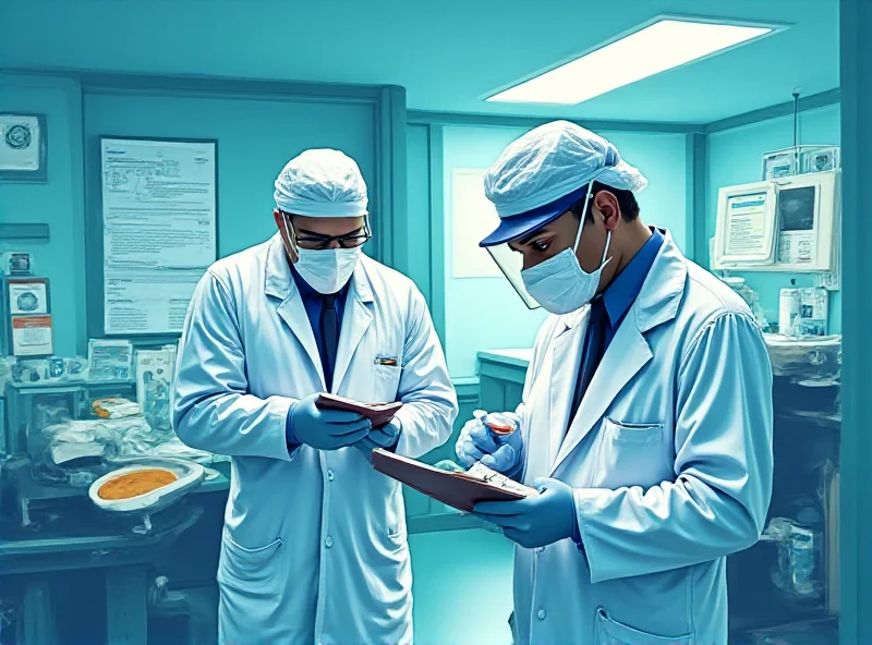 Illustration of CDC disease detectives investigating a measles outbreak in Texas.