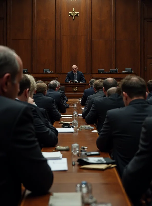 Image of a courtroom scene, suggesting the legal battles involved in the extradition process.