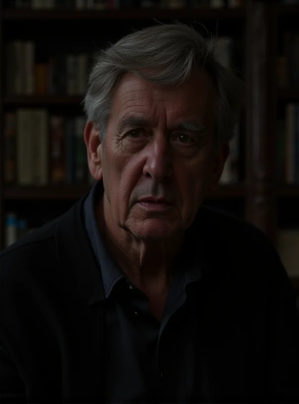 A person looking thoughtful, with a slightly furrowed brow.