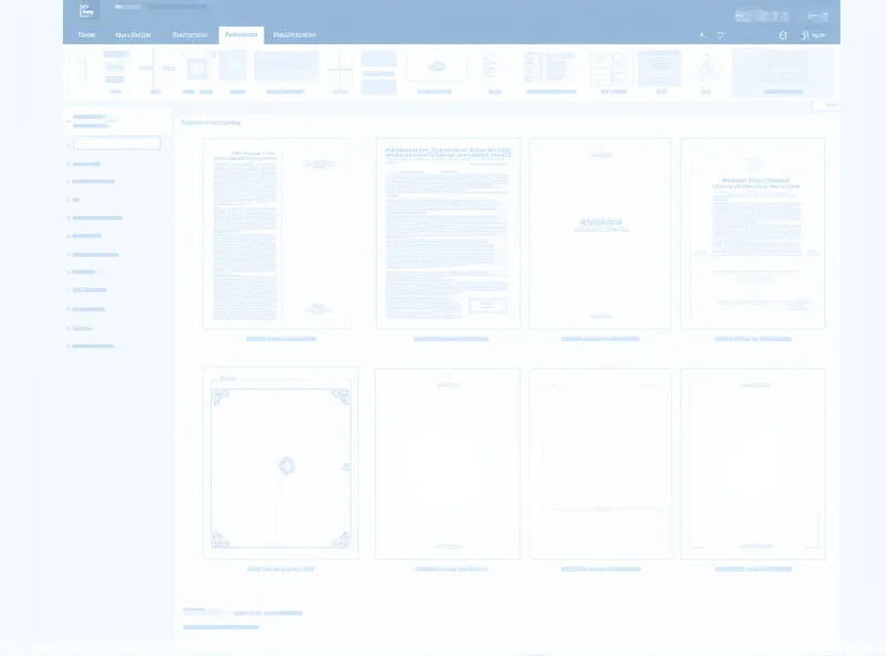Screenshot of Microsoft Publisher interface with various design templates.