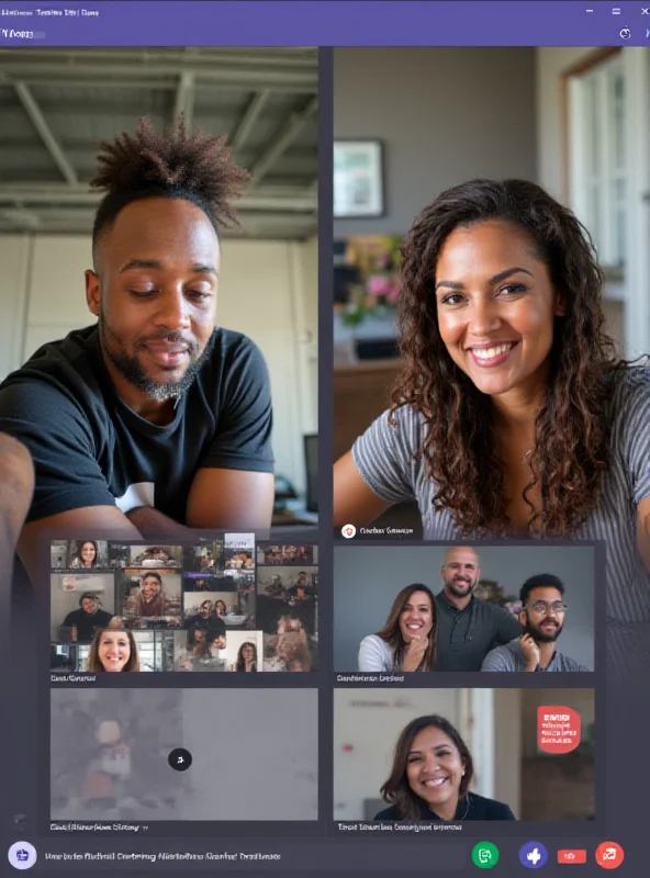 A screenshot of the Microsoft Teams interface showing a video call in progress.