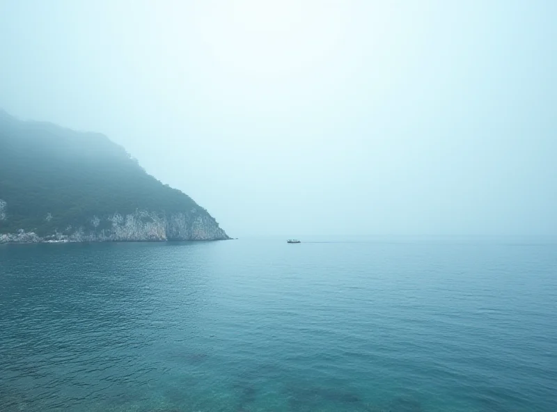 A seaside view of Capri, hinting at the mystery surrounding the costume designer's death.