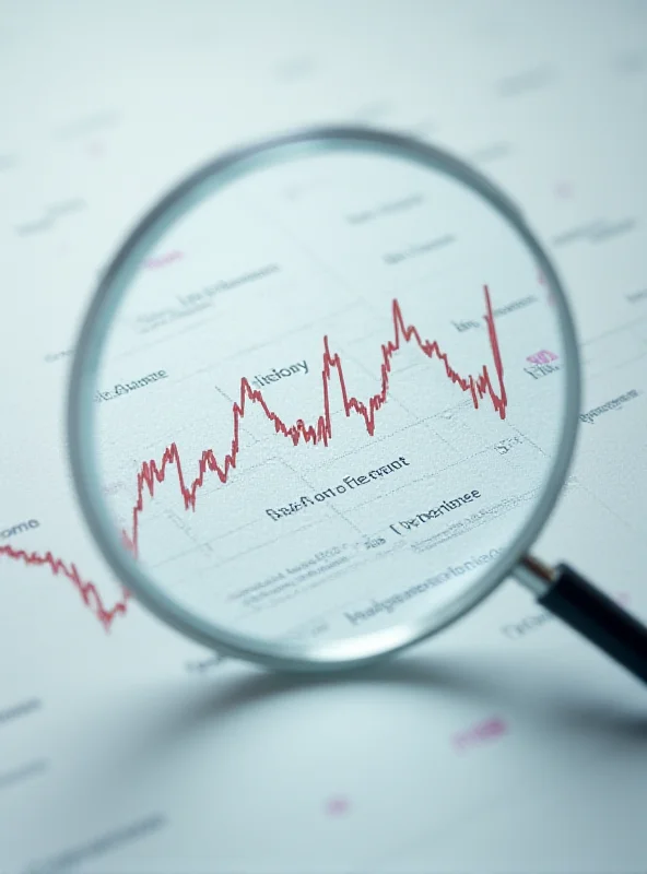 A graph depicting fluctuating inflation rates, symbolizing economic uncertainty and its impact on interest rates.