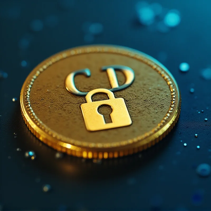 A visual representation of a CD (Certificate of Deposit) with a lock icon, symbolizing security and locked-in interest rates.