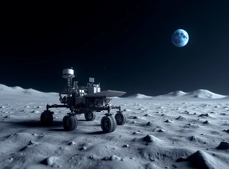 Artist's rendering of Firefly Aerospace's Blue Ghost lander on the Moon