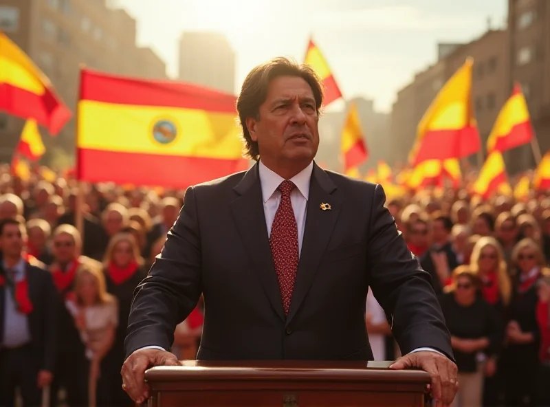 Evo Morales addressing a crowd