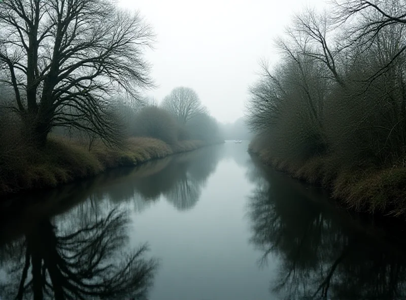 A serene image of the River Avon on a cloudy day.
