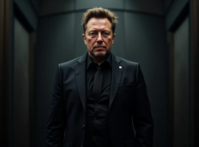 Elon Musk in a courtroom setting