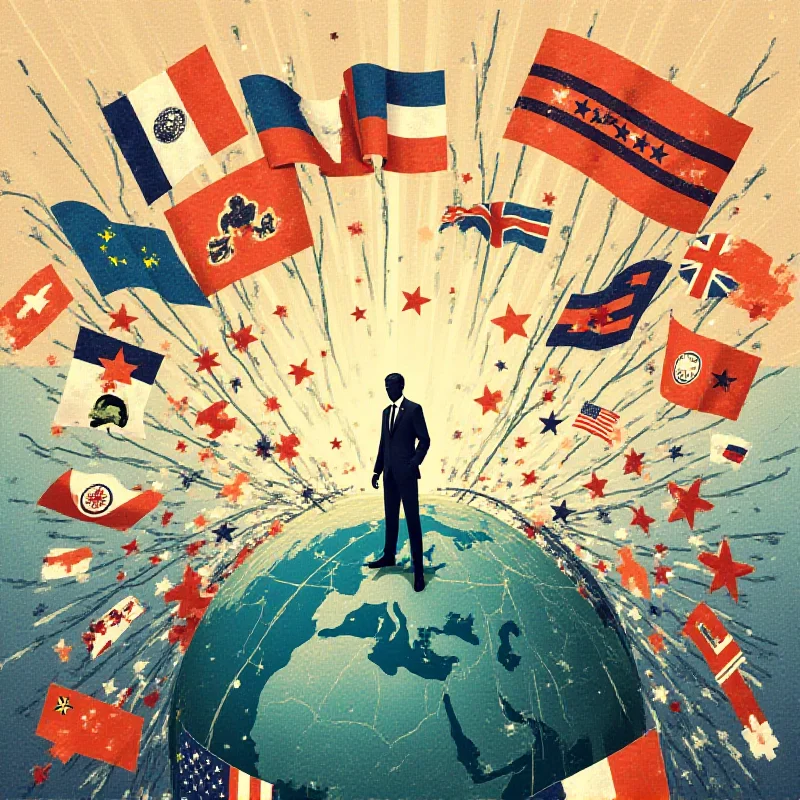 A stylized image representing international relations, possibly featuring flags or symbolic representations of different countries, suggesting a need for a shift in foreign policy.