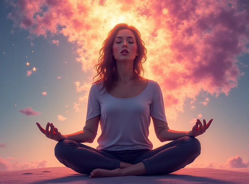 Abstract image of a person looking inward, symbolizing introspection.