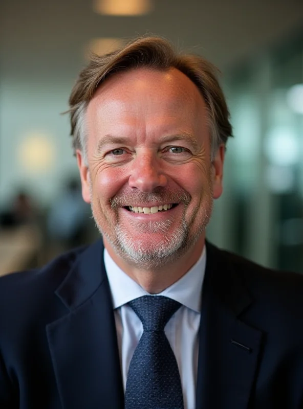 Portrait of Noel Quinn, former HSBC chief, now chairman of Julius Baer.